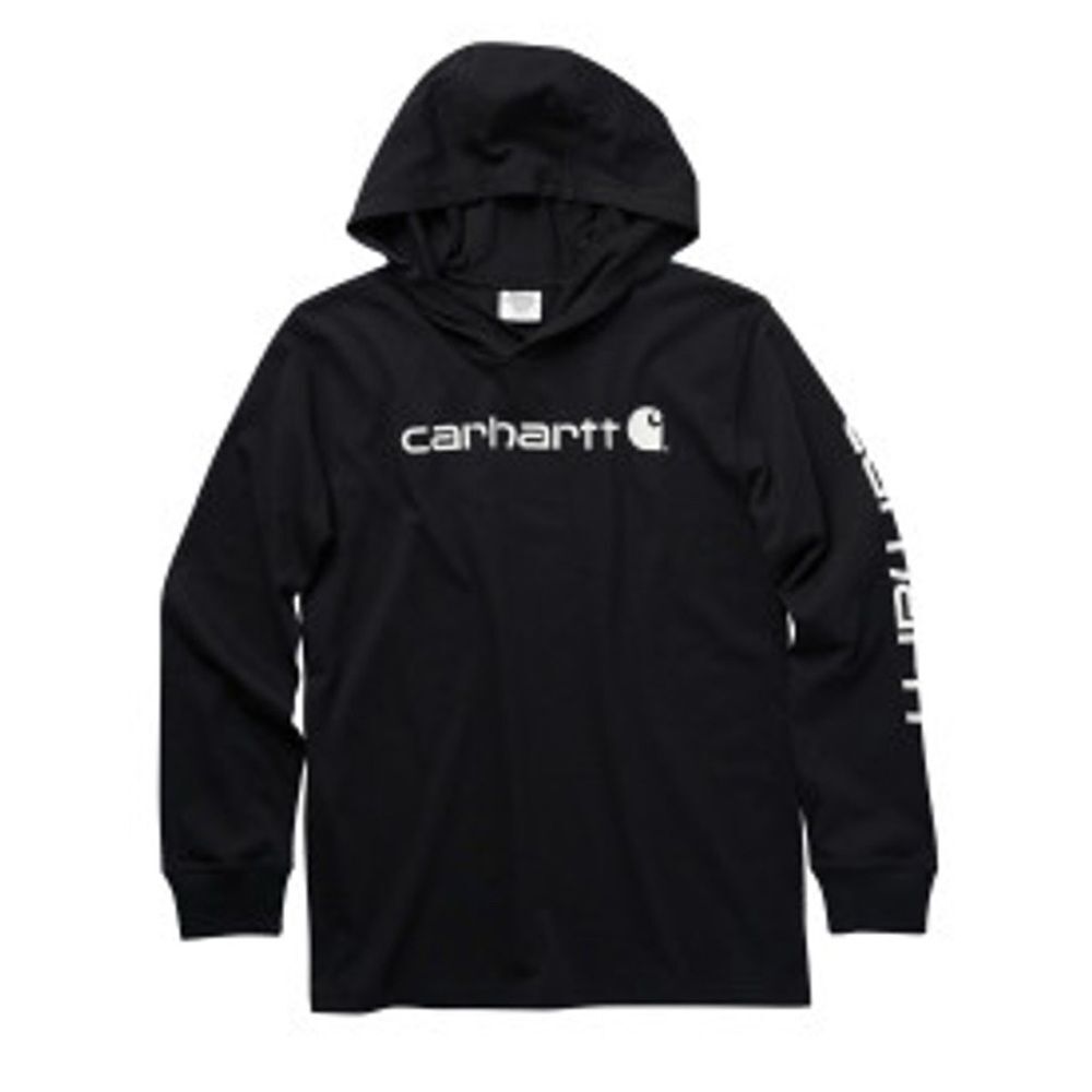 Carhartt Kids Long Sleeve Hooded Graphic Tee hoodie long sleeve lightweight 8-10